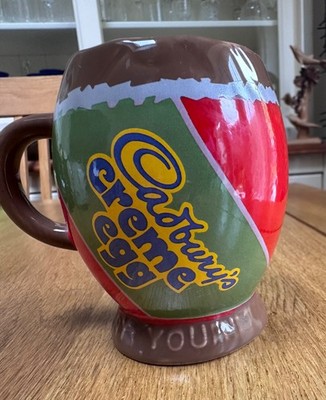 Cadbury Creme Egg Vintage Becher Retro Ei Creme Becher (nie benutzt)