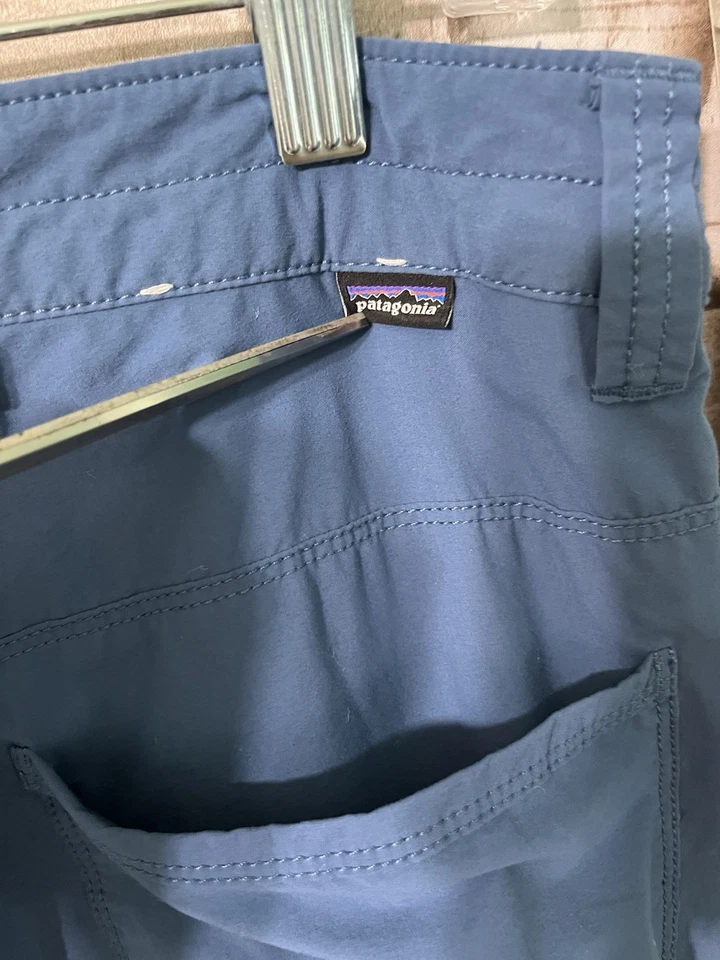 Pantalones cargo Patagonia azules para hombre talla 33 ligeros senderismo nailon ropa al aire libre Foto 3 de 4