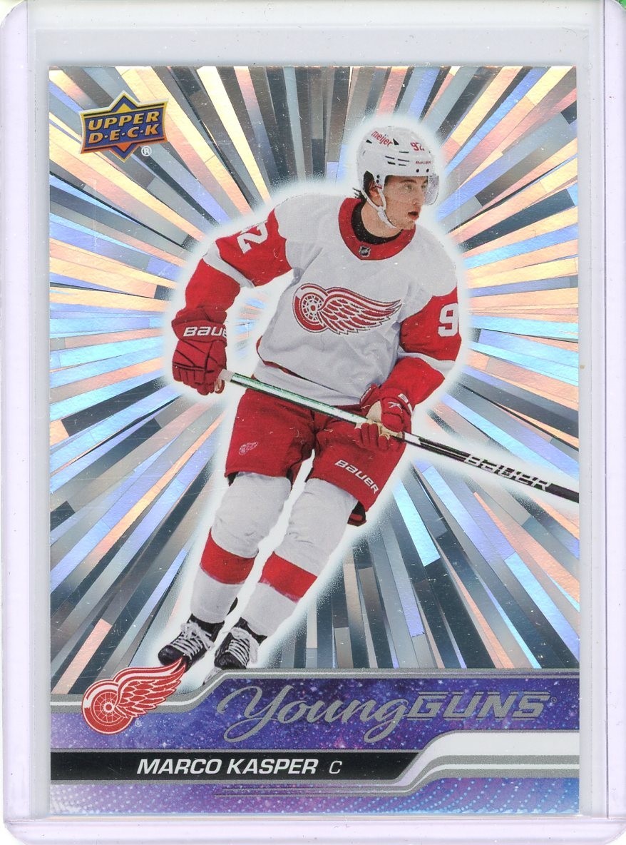 2023-24 Upper Deck Young Guns Outburst Silver #241 Marco Kasper RC