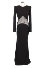 Abito donna Elisabetta Franchi taglia 36 (IT 42) nero maxi dress dress