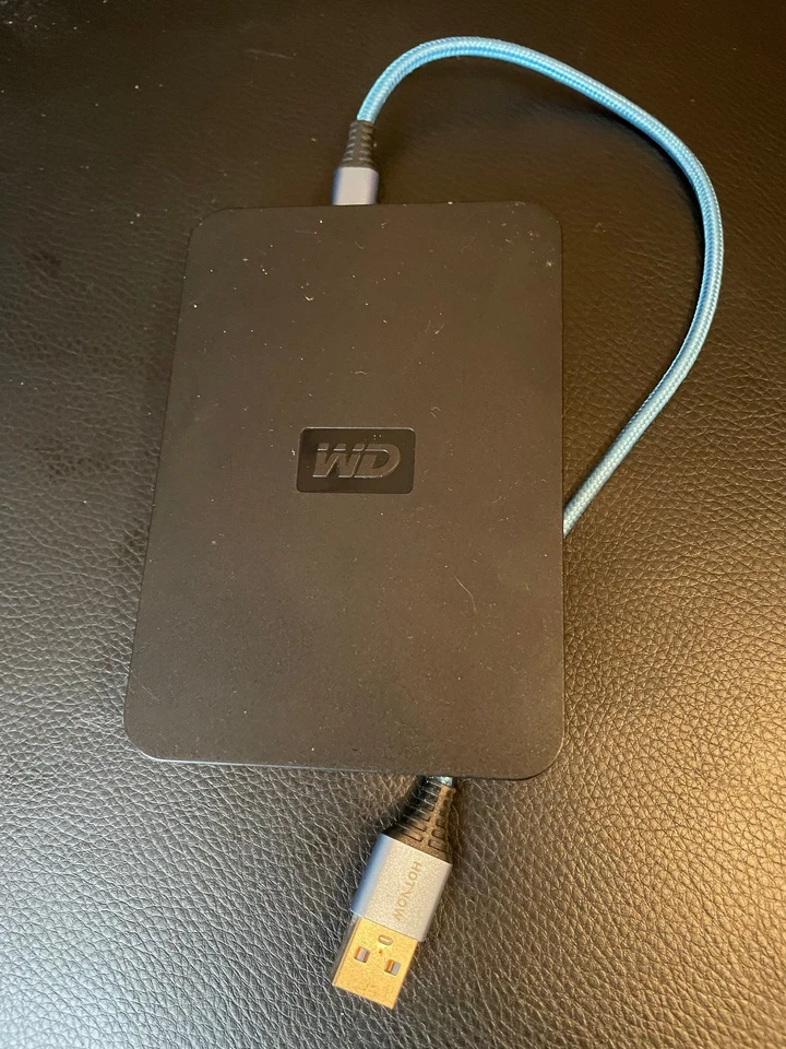 750 GB Western Digital USB 3.0 2,5" WD