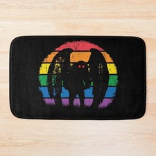 Mothman - Retro Vintage Rainbow Cryptid Gift Bath Mat 40 60CM