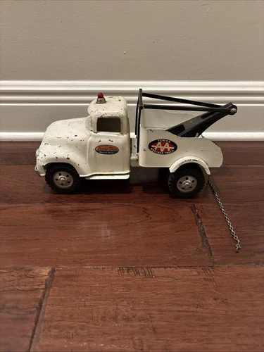 Vintage Tonka AA Wrecker Tow Truck, Pressed Steel Toy Vehicle, 1957