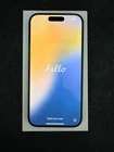 Apple iPhone 15 Pro - 128GB - Black Titanium, Unlocked, with Box and Accessories