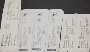 Medical Syringes and 12 packs Sterile, non-conductive Medical Tubing