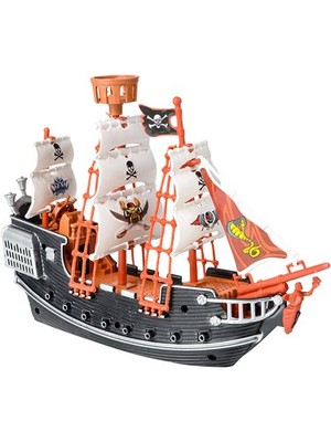 High Seas Pirate Ship Boat 10'' Toy