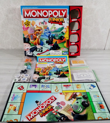 Monopoly Junior Board Game 2016 for Children 5+ (COMPLETE) Great CONDITION