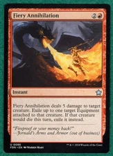 Fiery Annihilation - Foundations FDN #0086 - Magic: The Gathering MTG Card