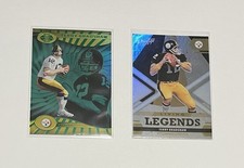 Terry Bradshaw 2024 Illusions Emerald #96 & 2022 Living Legends #LL-2 Steelers
