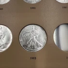 1993 $1 American Silver Eagle 1 Troy Oz Bullion US MINT IN PLASTIC CAPSULE