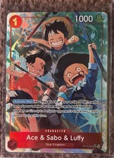 Ace & Sabo & Luffy Alt Art OP13-007 Carrying On His Will One Piece TCG