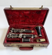 Vintage Cundy Bettoney Cadet Model Wooden Clarinet w/ Case FN 2140 AS IS