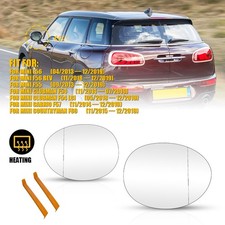 Driver Passenger Side Wing Mirror Glass For Mini Cooper F54 F55 F56 F57 2014-20