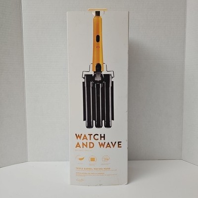 Danielle Creations Triple 3 Barrel Hair Wave Waver Digital Salon Curling Iron 