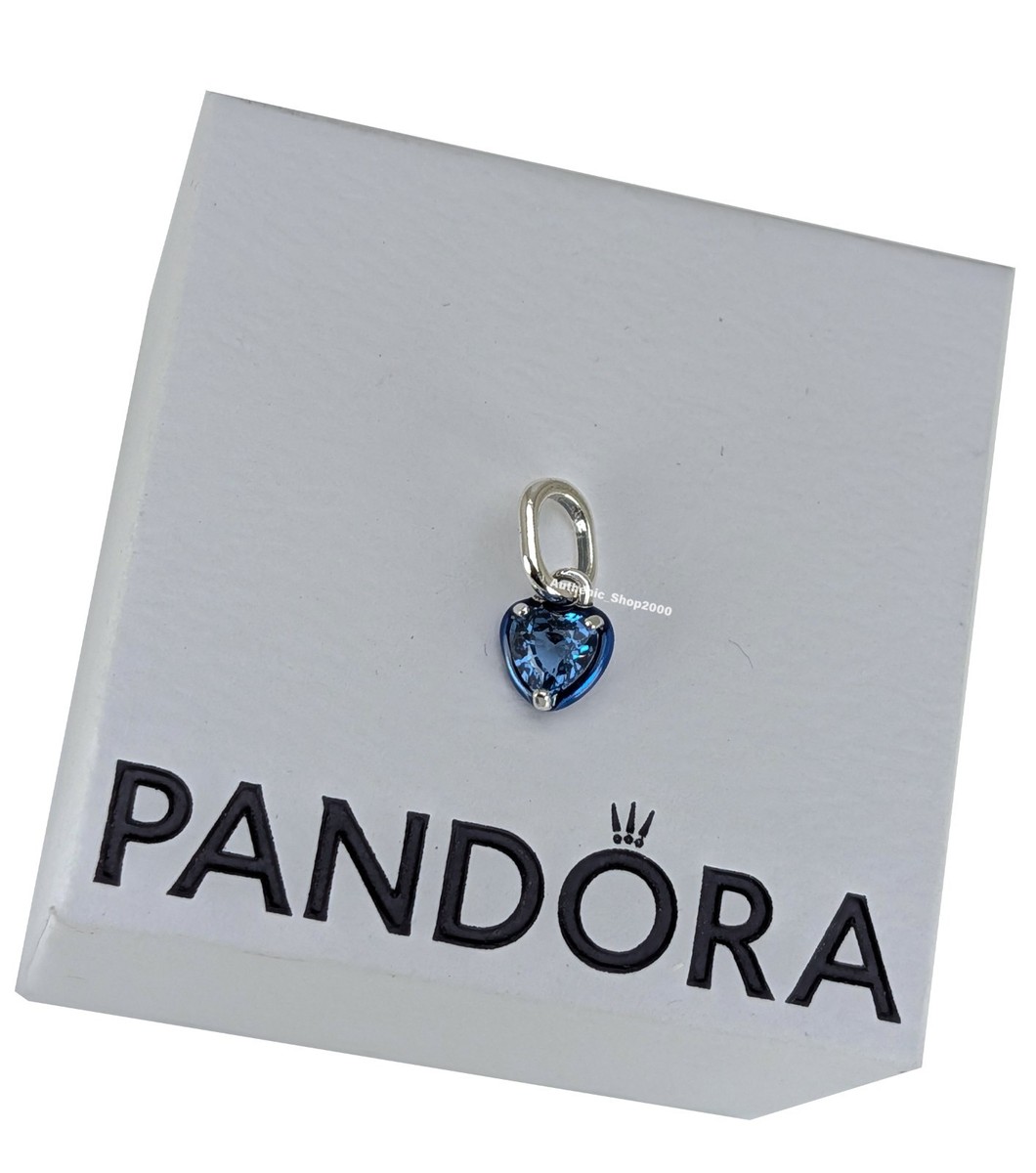 New 100% Authentic PANDORA ME 925 Ale Blue Chakra Heart Mini Charm