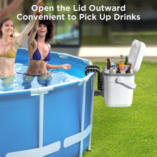 Portable Pool Cooler, Insulated Hard Cooler with Handle, Styrofoam Insulation... - Bild 6 von 7