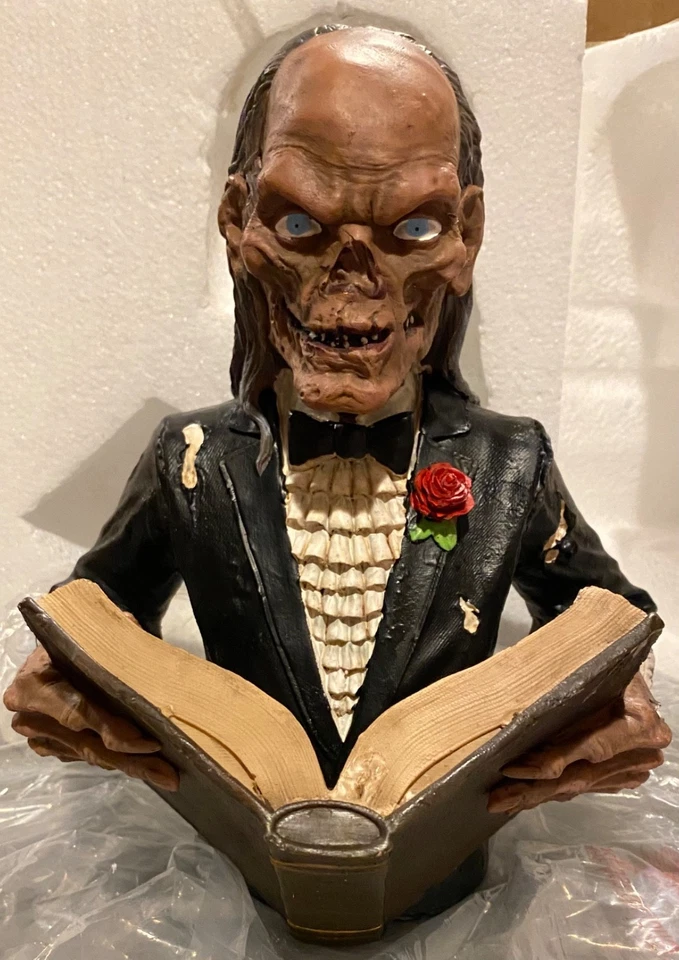 Nueva estatua decorativa busto criptkeeper con licencia oficial Tales from the Crypt Foto 2 de 4