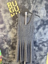 NWOT-Express Gray Chevron Sleeveless Dress- Ladies Size Small
