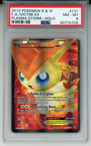 Victini-EX graded PSA 8 for sale on eBay