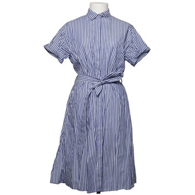 Zara Basic, Blusenkleid, Größe: M, BASIC, Blau/Weiß, Streifen, Damen #Ruf