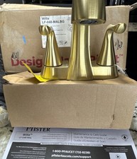 Pfister LF-048-MALBG Willa 4" Centerset 2-Handle Brushed Gold Bathroom Faucet