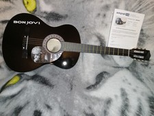Bon Jovi Hand Signed 39" Acoustic Guitar With COA