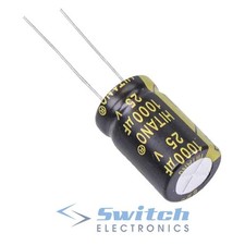 10uF to 4700uF Low Impedance ESR Electrolytic Capacitor �20% 105�C