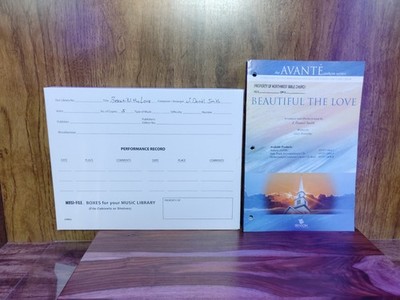 Beautiful the Love Gary Forsythe J Daniel Smith SATB Choral Octavo Lot Benson