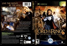 LOTR The Return Of The King Microsoft Xbox Art Insert Only Used No Game