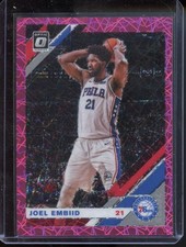 2019-20 Donruss Optic #95 Joel Embiid Pink Velocity #/79