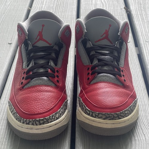 Zapatos Atléticos Air Jordan 3 Retro SE Unite Para Hombre Talla 9.5 CK5692-600 Usados Estado - Imagen 6 de 12