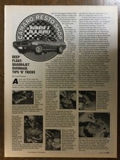 8452 Article Pictorial Carburetor Camaro Deep...