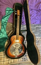 Very Rare FSR 2003 Fender FR-51 Resonator Bass Guitar with Parker Hard Case VGC