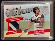2018 Topps Pro Debut Fragments of the Farm Relics JJ Matijevic #FOTF-QCR