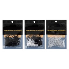 300pcs Fishing Hook Lures Keeper Silicone Baits Stopper Bead Fishing Accessories