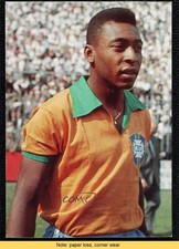 1966 Aral Fussball Weltmeisetrschaft Postcards Pele #27 READ 1m1a