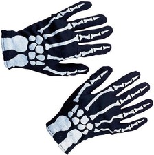 Child Skeleton Gloves Costume
