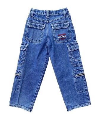 パンツ 90s PACO JEANS Super Baggy Cargo Denim Vintage 1990s 