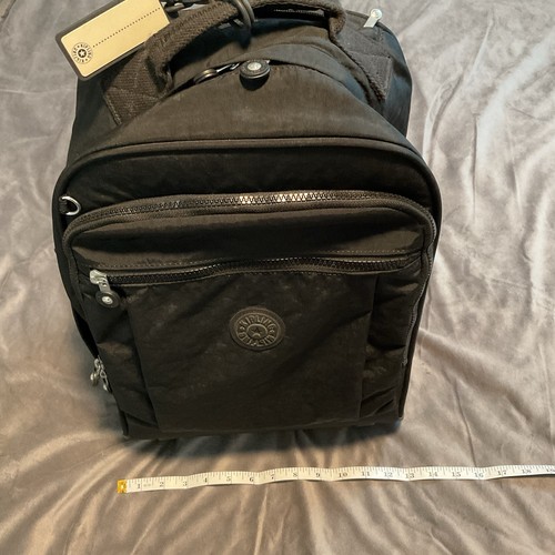 Kipling Gaze Large Printed Rolling Backpack Retractable Handle Black - Picture 11 of 13
