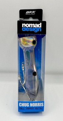 #ad Nomad Design Chug Norris 120 Popper 4.75quot; Holo Ghost Shad $21.24
