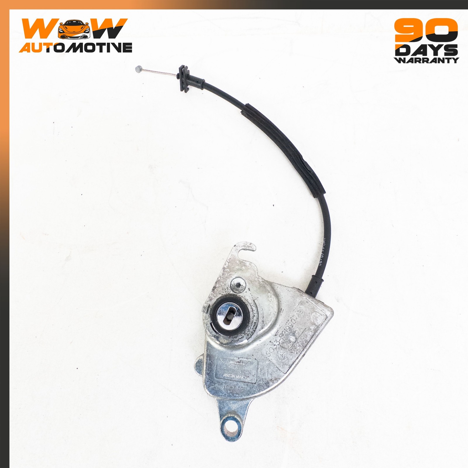 05-24 ASTON MARTIN V8 VANTAGE STEERING WHEEL COLUMN DOOR LOCK CYLINDER KEY OEM