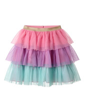 Gymboree Ruffle Tulle Tutu Skirt Girls Sz 12 Birthday Tiered Pink Purple Teal