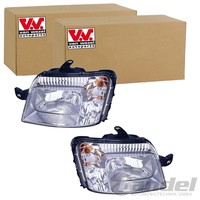 2X VAN Wezel H4 Scheinwerfer SET Links+Rechts Passend FüR Fiat Panda