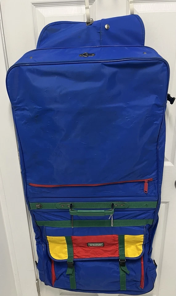 РЕДКИЙ винтажный United цвета Benetton путешествий багажа одежды б/у. - Изображение 4 из 4