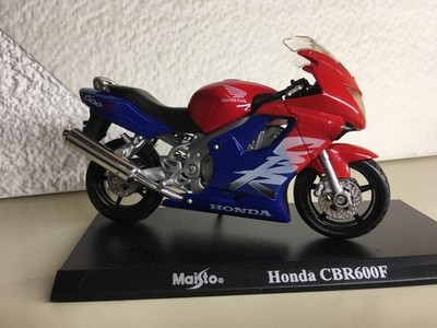 Motorrad Modelle 1:18  - HONDA  CBR 600F  1999  red-blue - MAISTO