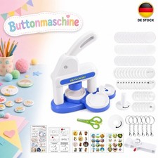 3-in-1 Buttonmaschine Knopfmachermaschine 35-mm-/55-mm Badgemaker Buttonpresse