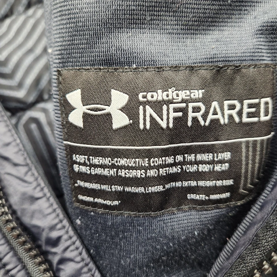 Under Armour ColdGear Infrared Jacket Women’s M Black Hooded Broken Zipper - Image 4 of 4