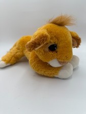 Authentic The Lion King Baby Simba Plush Stuffed Animal Mattel 12" 1993 Disney