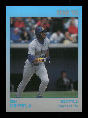 Ken Griffey Jr 1992 Star #7 Career Info