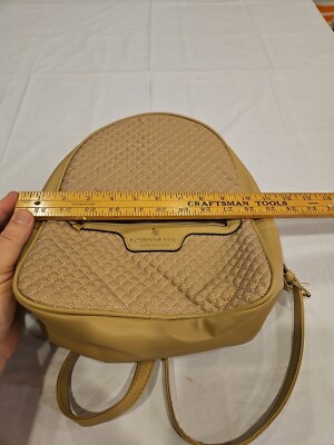 London Fog Tan Quilted Backpack London Fog | Bags | Nwt London Fog Quilted Backpack In Tan  main image 4